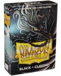 Štitnici za kartice Dragon Shield Sleeves - Small Black (60 komada) - 1t