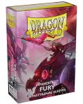 Štitnici za kartice Dragon Shield Dual Sleeves - Small Matte Fury (60 komada) - 1t