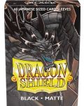 Štitnici za kartice Dragon Shield Sleeves - Small Matte Black (60 kom.) - 1t