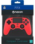 Kontroler Nacon za PS4  - Wired Compact, crveni - 8t