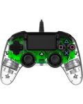 Kontroler Nacon за PS4 - Wired Illuminated Compact Controller, crystal green - 10t