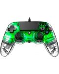 Kontroler Nacon за PS4 - Wired Illuminated Compact Controller, crystal green - 4t