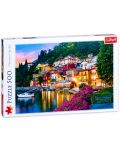 Puzzle Trefl od 500 dijelova - Jezero Komo, Italija - 1t