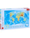 Puzzle Trefl od 1000 dijelova - Fizička karta svijeta - 1t