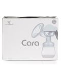 Ručna pumpa za majčino mlijeko Cangaroo - Cara, siva - 3t