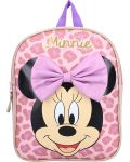 Ruksak za vrtić Vadobag Minnie Mouse - Real Cool, ružičasta vrpca - 1t