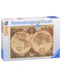 Slagalica Ravensburger od 5000 dijelova - Karta starog svijeta - 1t