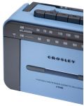 Radiokasetofon Crosley - CT102A-BG4, plavi/sivi - 3t