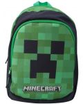 Ruksak za vrtić Minecraft - Creeper, 2 pretinca - 2t