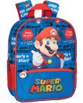 Ruksak za vrtić Panini Super Mario - Blue, 1 pretinac - 1t