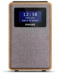Radio zvučnik sa satom Philips - TAR5005/10, smeđi - 1t