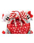 Ruksak Loungefly Disney: Mickey Mouse - Snowman Mickey & Minnie - 2t