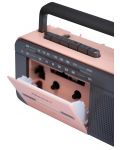 Radiokasetofon Crosley - CT102A-RG4, ružičasti/sivi - 2t