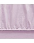 Set plahta s gumicom i 2 jastučnice TAC - 100% pamuk, za 160 x 200 cm, rozi - 3t
