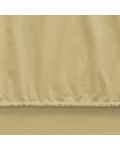 Set plahte s gumicom i jastučnice TAC - 100% pamuk P, za 100 x 200 cm, žuta - 3t