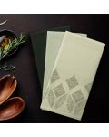 Set od 9 kuhinjskih krpa AmeliaHome - Letyy, 50 x 70 cm, zeleni - 3t