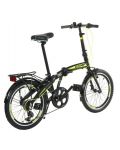 Sklopivi gradski bicikl CAMP - Q10, 20", crno/žuti - 5t