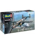Model za sastavljanje Revell Vojni: Zrakoplovi - B-25D Mitchell - 4t
