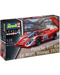 Modeli za sastavljanje Revell Suvremeni: Automobili - Porsche 917 KH Le Mans Winner 1970 - 6t