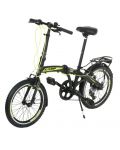 Sklopivi gradski bicikl CAMP - Q10, 20", crno/žuti - 1t