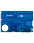 Švicarski džepni nož-kartica Victorinox - SwissCard Lite, 13 funkcija, plavi - 1t