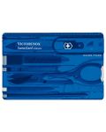 Švicarski džepni nož-kartica Victorinox - SwissCard, 10 funkcija, plavi - 1t