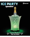 Posuda za hlađenje boca s ugrađenim zvučnikom Cellularline - Ice Party 2023, bijela - 4t