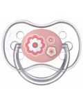 Silikonska duda varalica Canpol - Newborn Baby, 0-6 mjeseci, roza - 1t