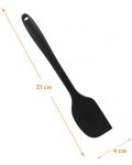 Silikonska lopatica Elekom - EK-2112, 21 cm, crna - 2t