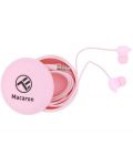 Slušalice s mikrofonom Tellur Macaron - ružičaste - 1t