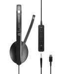 Slušalice s mikrofonom EPOS - Sennheiser ADAPT 165, USB-C, crne - 5t