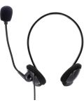 Slušalice s mikrofonom Hama - NHS-P100, crne - 1t