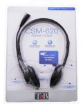 Slušalice s mikrofonom TNB - CSM-620, crne - 2t