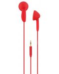 Slušalice TNB - Pocket, silikonska kutija, crvene - 2t
