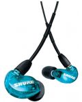 Slušalice s mikrofonom Shure - Aonic 215, plave - 1t