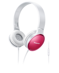 Slušalice s mikrofonom Panasonic - RP-HF300ME-P, bijele/ružičaste - 1t