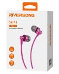Slušalice s mikrofonom Riversong - Spirit T, ružičaste - 4t