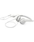 Slušalice s mikrofonom Logitech - H390, bijele - 2t