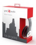 Slušalice s mikrofonom Gembird - MHS-LAX-W, crno/crvene - 3t