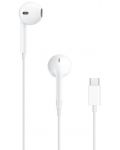 Slušalice s mikrofonom Apple - EarPods USB-C, bijele - 1t
