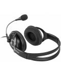 Slušalice s mikrofonom Natec - Bear 2, crne - 3t