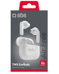 Slušalice s mikrofonom SBS - Air Free, TWS, bijele - 7t