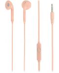Slušalice s mikrofonom Tellur - Fly, ružičaste - 1t