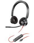 Slušalice Poly Plantronics - Blackwire 3320 MS, USB-C, crnе - 1t