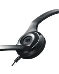 Slušalice s mikrofonom Sennheiser - PC 8 USB, crne - 2t