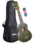 Sopran ukulele Cascha - HH 2265, zeleni - 1t