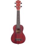 Sopran ukulele Cascha - HH 2263, crven - 2t