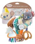 Spirala za kolica Playgro - Fauna Friends, Twirly Whirly - 2t