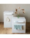 Zidna polica za kupaonicu Brabantia - MindSet, Mineral Fresh White - 10t