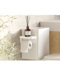 Držač za toaletni papir i polica Umbra - Flex Adhesive, bijeli - 6t